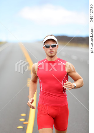 Running triathlon athlete runner Running triathlon athlete runner 54942780