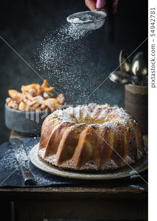 Apple Bundt Cake 54942781