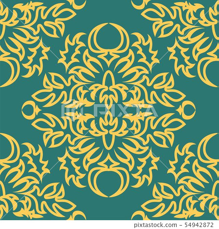 Royal damask pattern for fabric design.  54942872