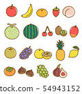 水果什錦有機水果材料 54943152