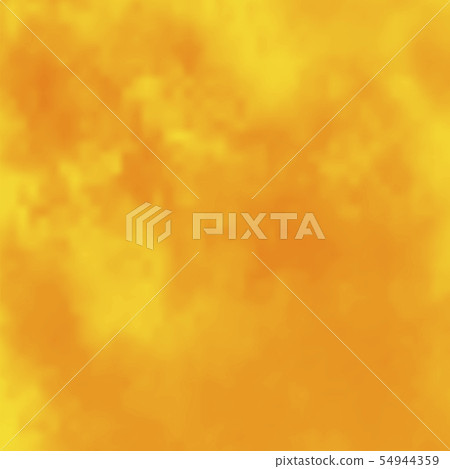 Yellow Smoke or Fog Transparent Pattern. Cloud Special Effect. Natural Phenomenon, Mysterious 54944359