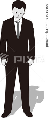 Man businessman who is fooling 54945409