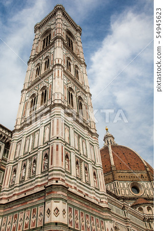 The Giotto Campanile and Florence Cathedral The Giotto Campanile and Florence Cathedral 54945623