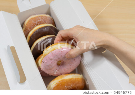 甜甜圈充分暴食症暴食症圖像 54946775