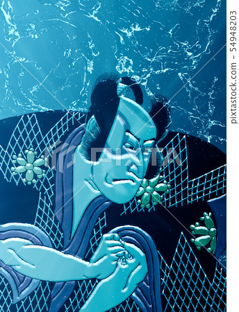 Ukiyoe Kabuki actor 10 water version Ukiyoe Kabuki actor 10 water version 54948203