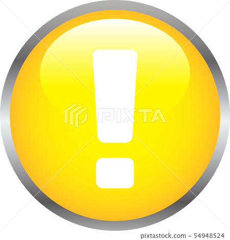按鈕開關三維驚嘆號驚奇標記驚奇例證 54948524