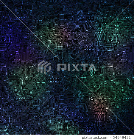 circuit board background circuit board background 54949431
