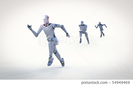 cyborg running competition 54949469
