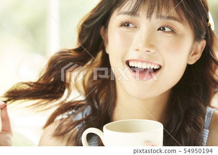 女性生活方式下午茶時間 54950194