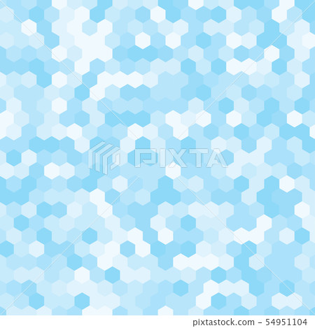 Vector banner consisting of blue honeycomb tiles Vector banner consisting of blue honeycomb tiles 54951104