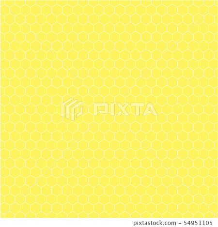 Vector banner consisting of yellow honeycomb tiles 54951105