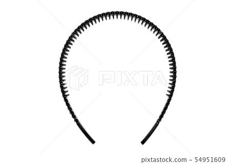 Black hadband isolated on white background Black hadband isolated on white background 54951609