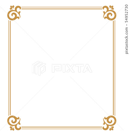 Decorative frame Elegant element for design in 54952730