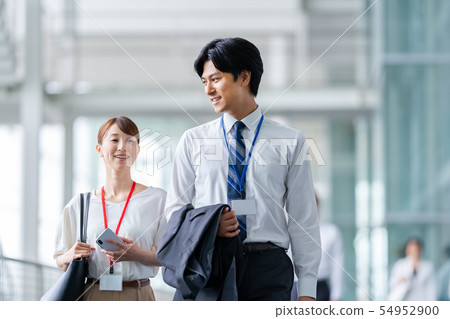 企業形象男性僱員女性僱員 企業形象男性僱員女性僱員 54952900