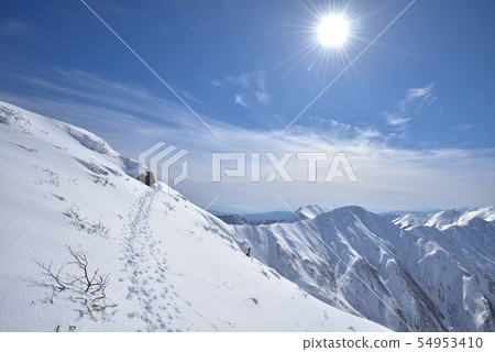 從Mt.附近觀看Tanioh主山脊。 54953410