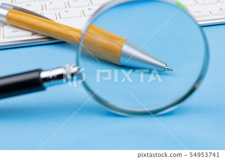 ballpoint pen magnified