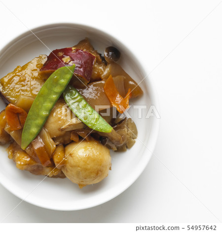 從上面看到的燜食物 從上面看到的燜食物 54957642