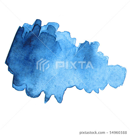 Watercolor brush stroke. Bright color. Gradient. Watercolor brush stroke. Bright color. Gradient. 54960388
