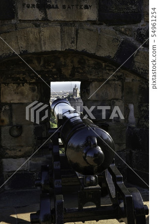 Edinburgh Castle, an old cannon Edinburgh Castle, an old cannon 54961254