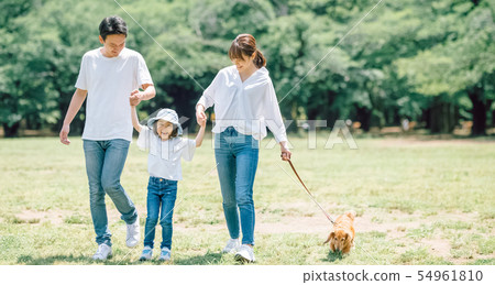 Life with a dog Family 54961810