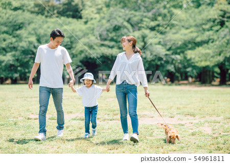 Life with a dog Family Life with a dog Family 54961811