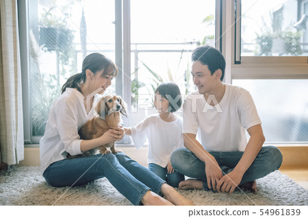 Life with a dog Family 54961839