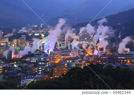 Steam Town (light-up, Kannawa Onsen, Beppu City) 54962144
