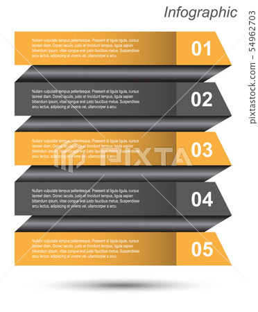 Info-graphic design template. 54962703