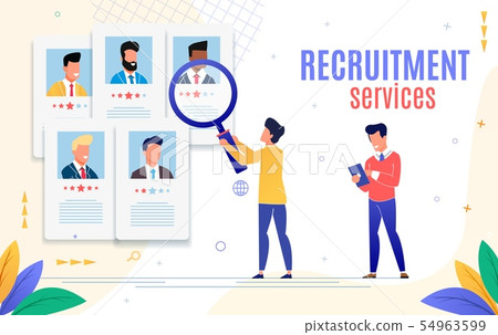 Advertising Flyer is Written Recruitment Service. Advertising Flyer is Written Recruitment Service. 54963599