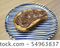 Chocolate paste bread 54963837