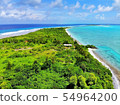 Aerial photo of tropical sea 54964200