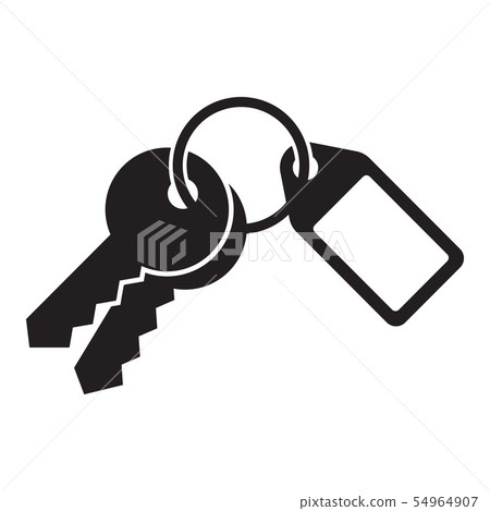 house key isolated on white background house key isolated on white background 54964907