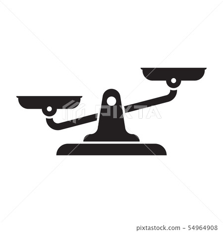 Libra isolated on white background 54964908