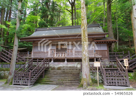 Shinshu Kamisuwa Su訪神社Kamisha Hakuten-don Suwa-jinja大廳全日本神社Honjoyama以其一年一度的活動而聞名 54965026