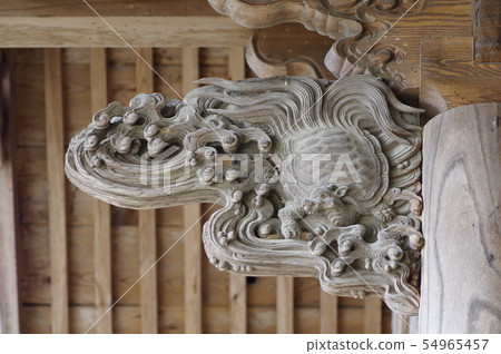 Shinshu Kamisuwa Su訪神社Kamisha雕刻整個Su訪神社的江戶寺 Shinshu Kamisuwa Su訪神社Kamisha雕刻整個Su訪神社的江戶寺 54965457