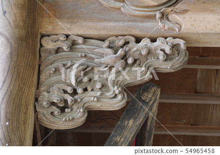 Shinshu Kamisuwa Su訪神社Kamisha雕刻整個Su訪神社的江戶寺 54965458