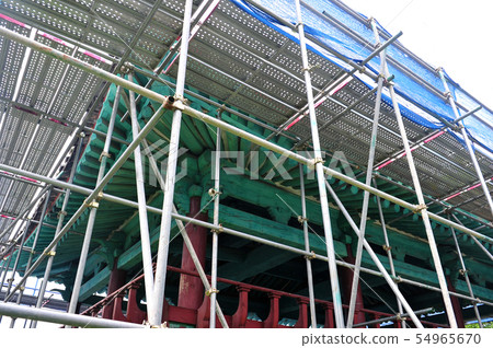 Structures installed for renovation of cultural properties 54965670