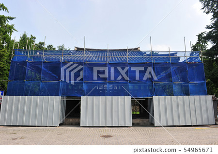 Structures installed for renovation of cultural properties Structures installed for renovation of cultural properties 54965671