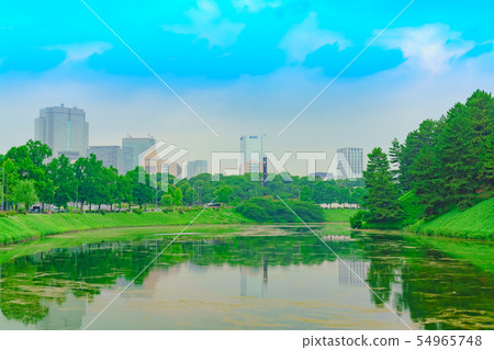 Scenery around the Imperial Palace (Tokyo, Japan) Scenery around the Imperial Palace (Tokyo, Japan) 54965748