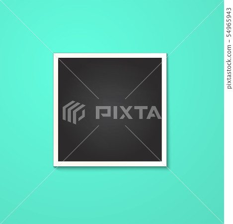 square frame isolated on blue 54965943