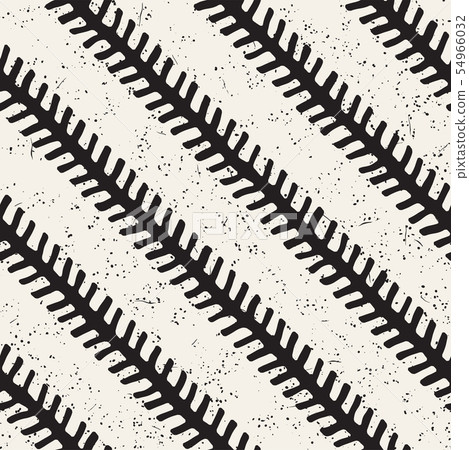 Simple ink geometric pattern. Monochrome black and white strokes background. Hand drawn ink diagonal 54966032