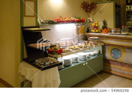 Breakfast at a hotel in Europe Simple buffet style Breakfast at a hotel in Europe Simple buffet style 54968298