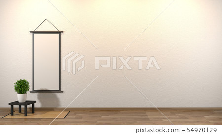 Empty Zen Room And Decoration Japanses Stock Ilration 54970129 Pixta - Zen Room Wall Decor Empty Zen Room And Decoration Japanses Stock Ilration 54970129 Pixta - Zen Room Wall Decor