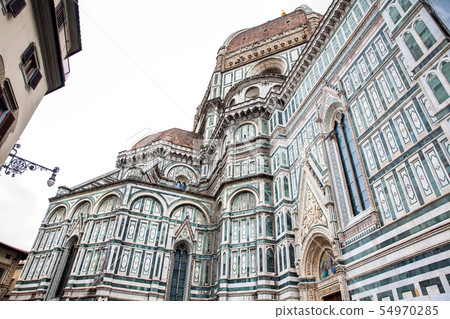 Facade of the beautiful Florence Cathedral Facade of the beautiful Florence Cathedral 54970285