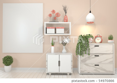 Interior poster mock up with granite cabinet and Interior poster mock up with granite cabinet and 54970866