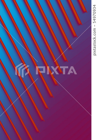 The abstract colorful metal pattern background. 3D The abstract colorful metal pattern background. 3D 54970934