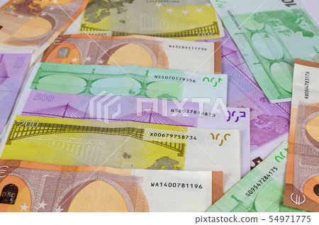 Background of EUR banknotes Background of EUR banknotes 54971775