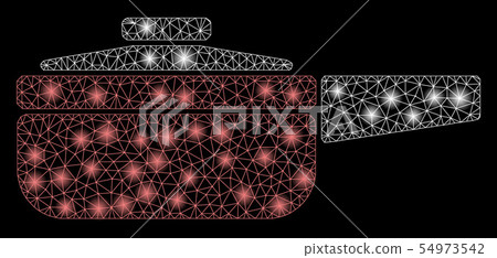 Bright Mesh 2D Dripping Pan with Flare Spots 54973542