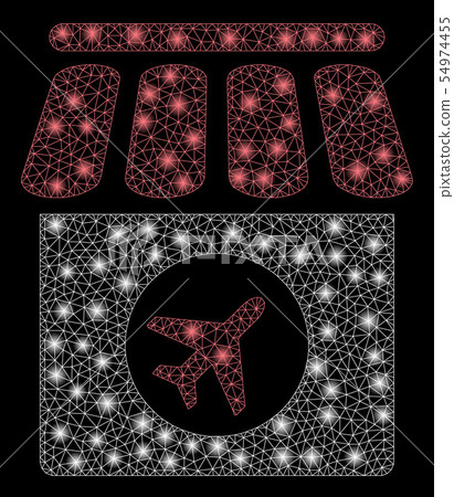 Bright Mesh Network Duty Free Shop with Flare Spots Bright Mesh Network Duty Free Shop with Flare Spots 54974455