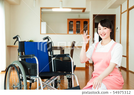 護理高級女助手看護人 54975312